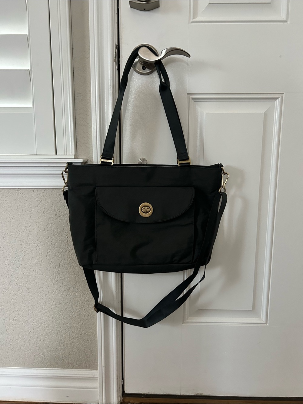Baggallini La Paz Tote Bag with Gold-Tone Hardware